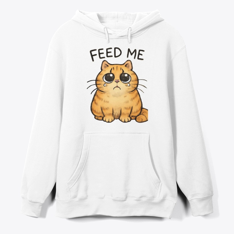 Feed Me, Hooman - Funny Hungry Cat