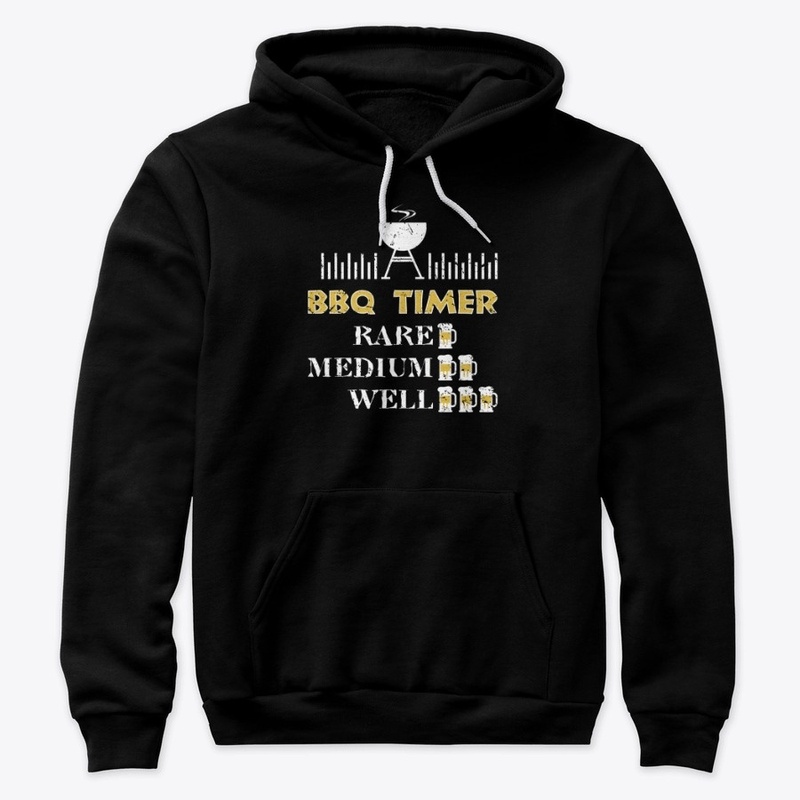 BBQ Timer Barbecue Shirt Funny Grill Gri