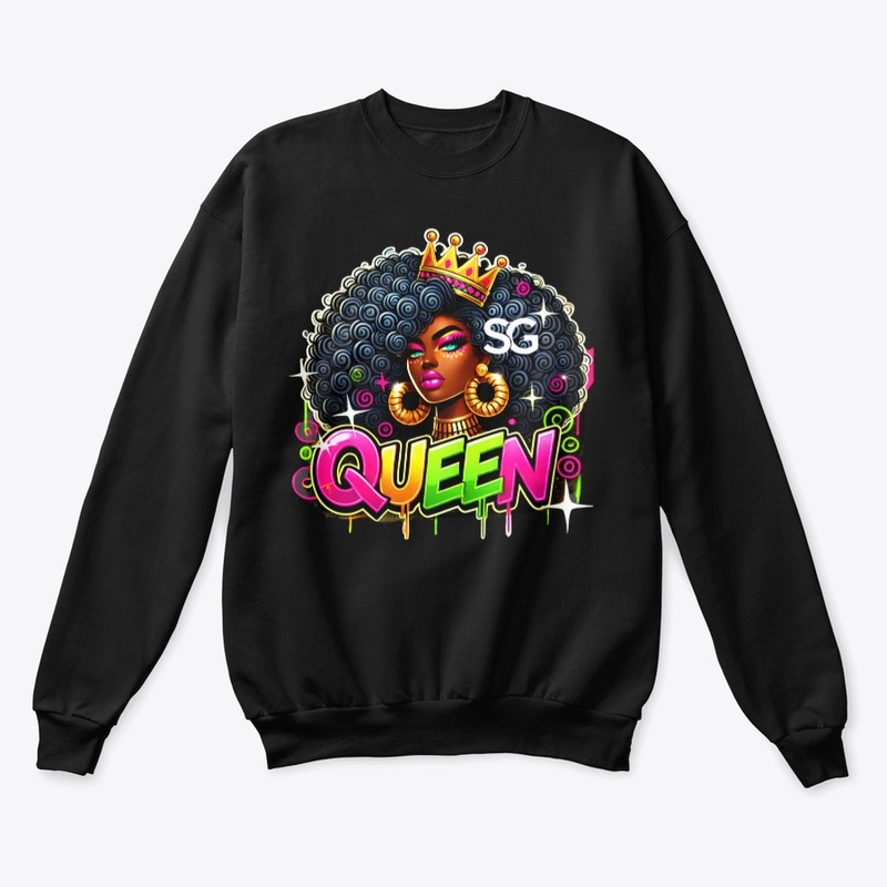 New Black Queen with Crown