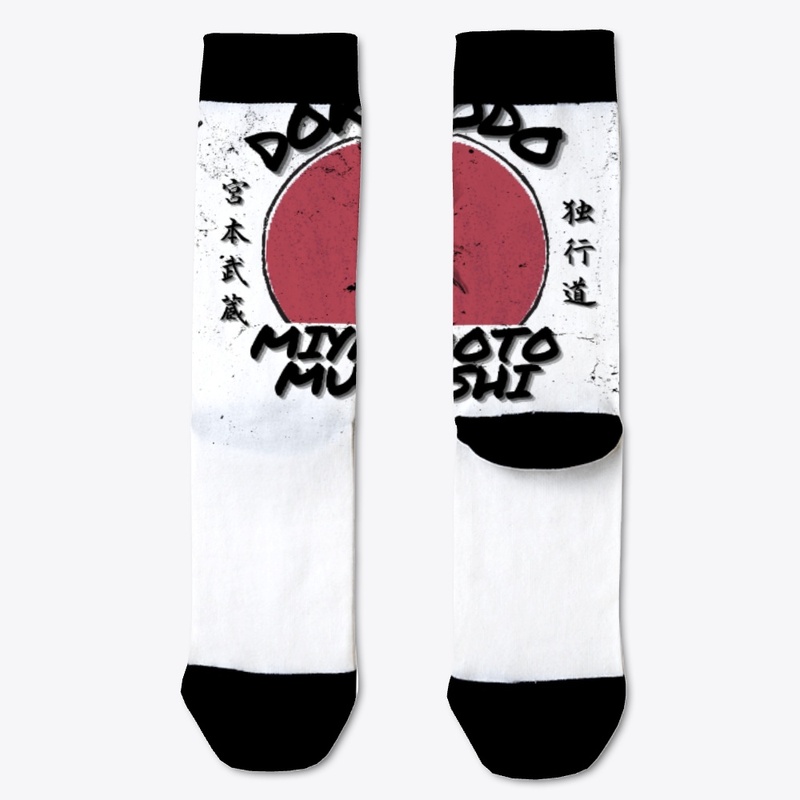 Dokkodo Miyamoto Musashi Red Sun