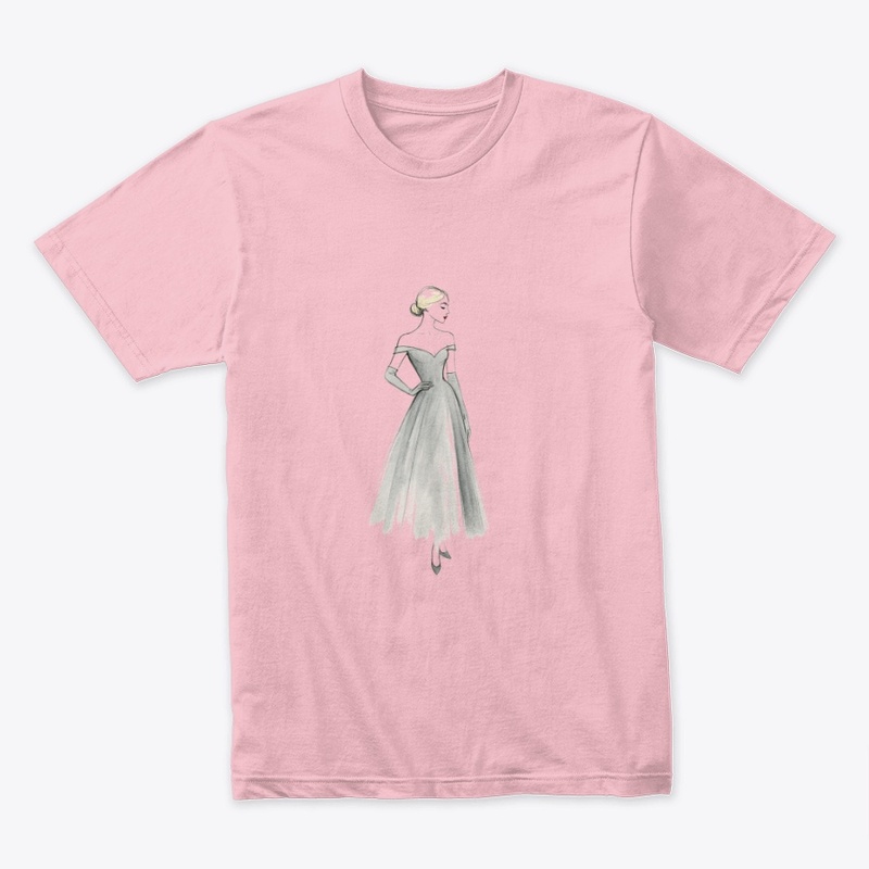 Gray Elegance – Couture Illustration