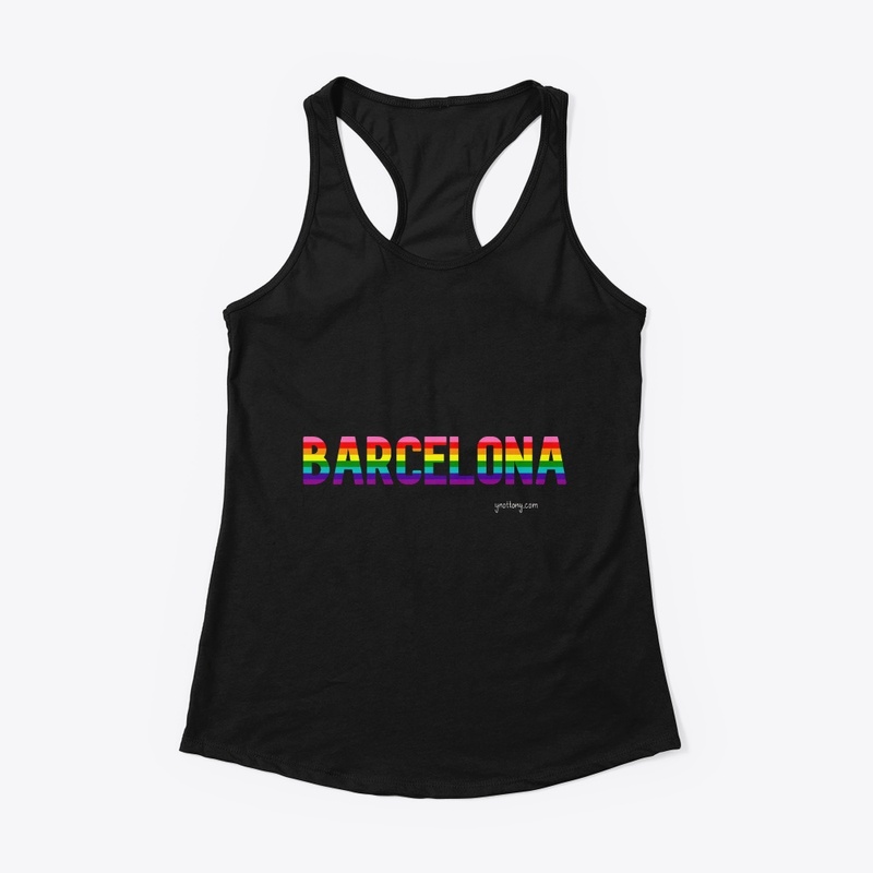 Barcelona Pride Rainbow Flag Apparel