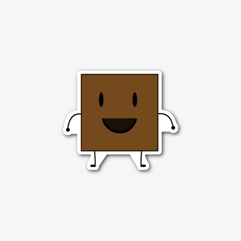 Super Chaos Camp - Brown Square Sticker