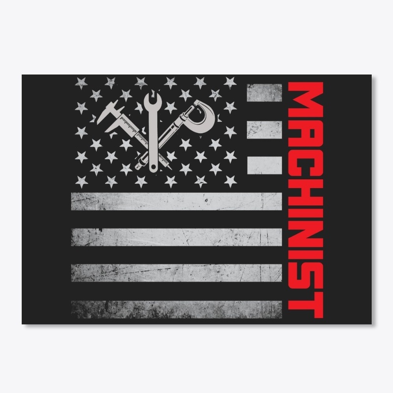 Machinist US Flag