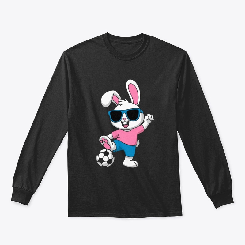 Happy Bunny Play Football