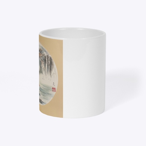 The Mountain And River Series 1 White T-Shirt Right