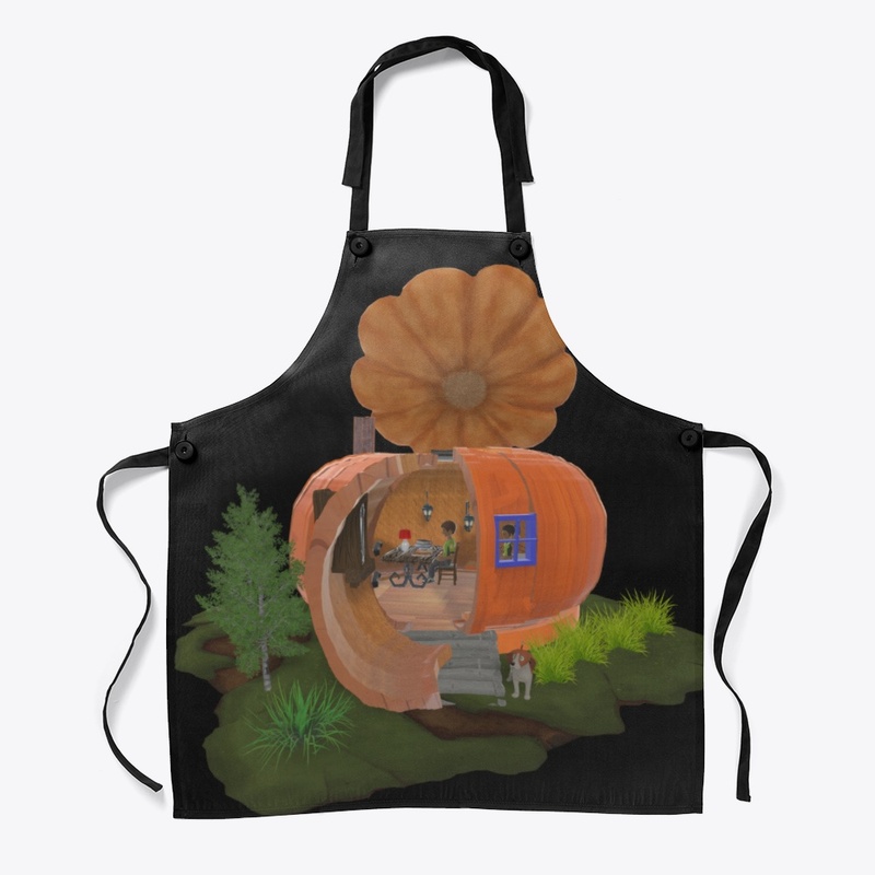 Pumpkin House-open top close door