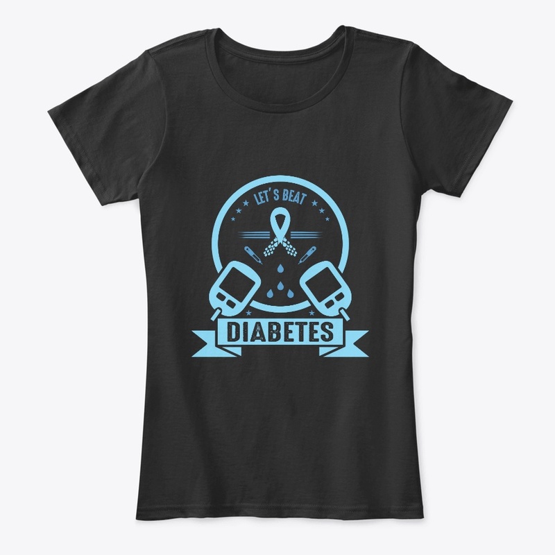 Lets Beat Diabetes -Diabetes Day T shirt