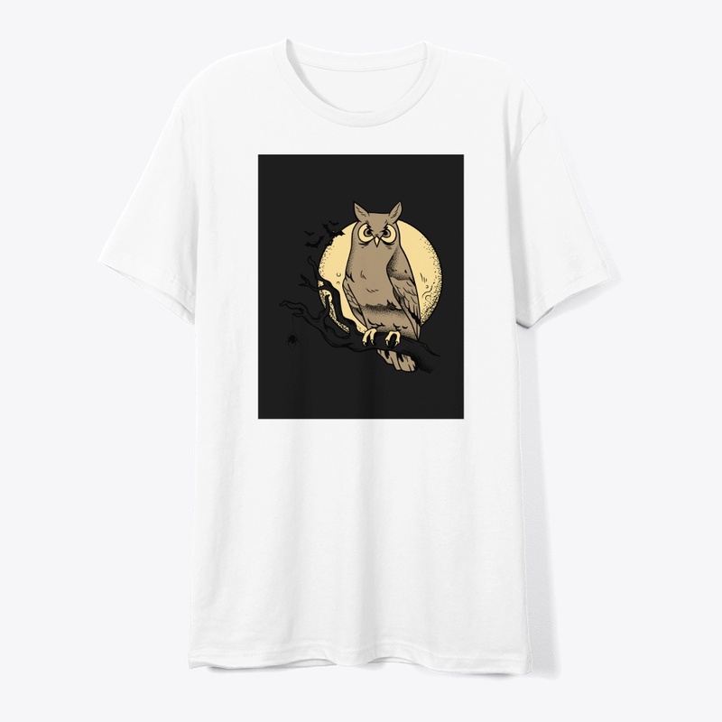 SAD OWL T-shirt design 