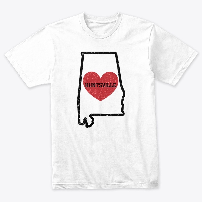 Huntsville Alabama Heart Shirt City