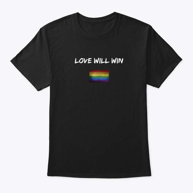 LGBTQ Love Will Win Gay Proud Pride Flag