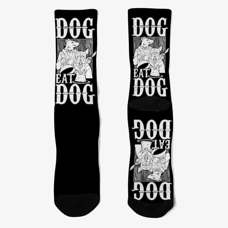 Dog Eat Dog - white on dark