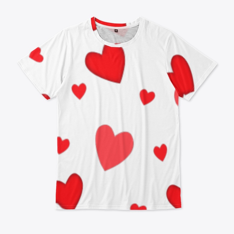 Heart All Over Print