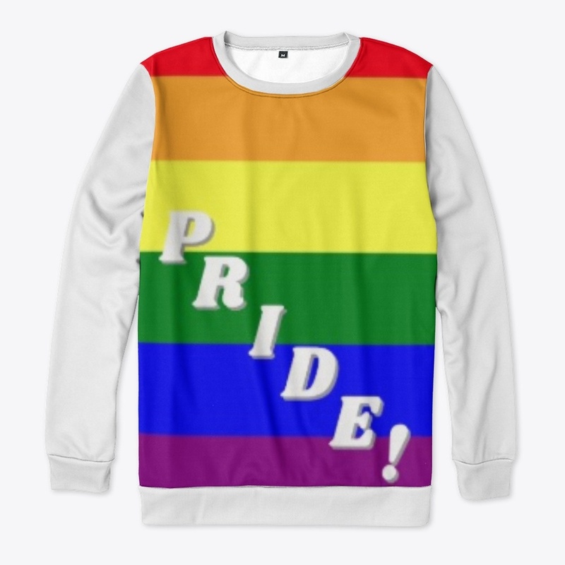 PRIDE! Flag All-Over Print Sweatshirt