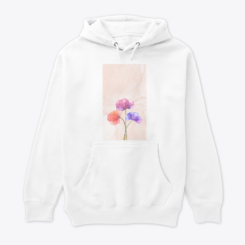 Aesthetic Warm Poppy Flower T-shirt