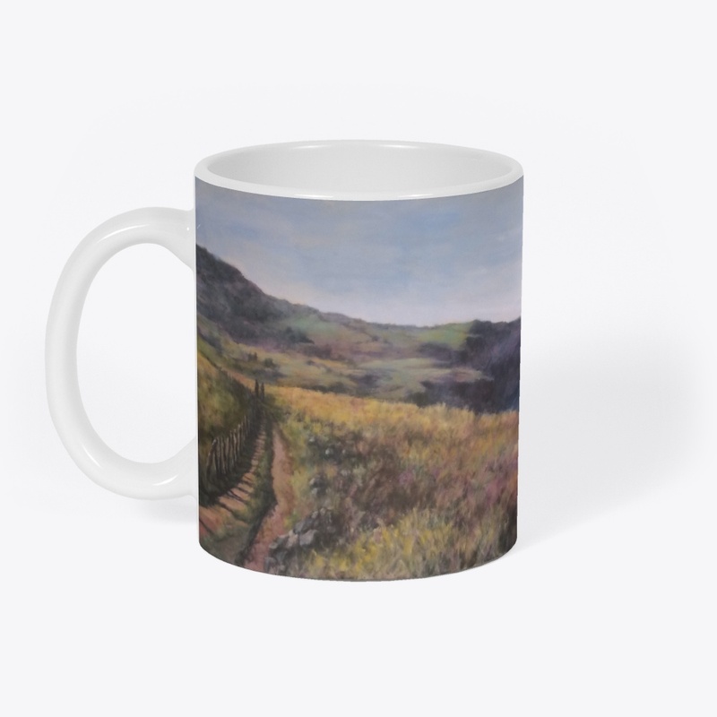 Hill By The Ocean Painting