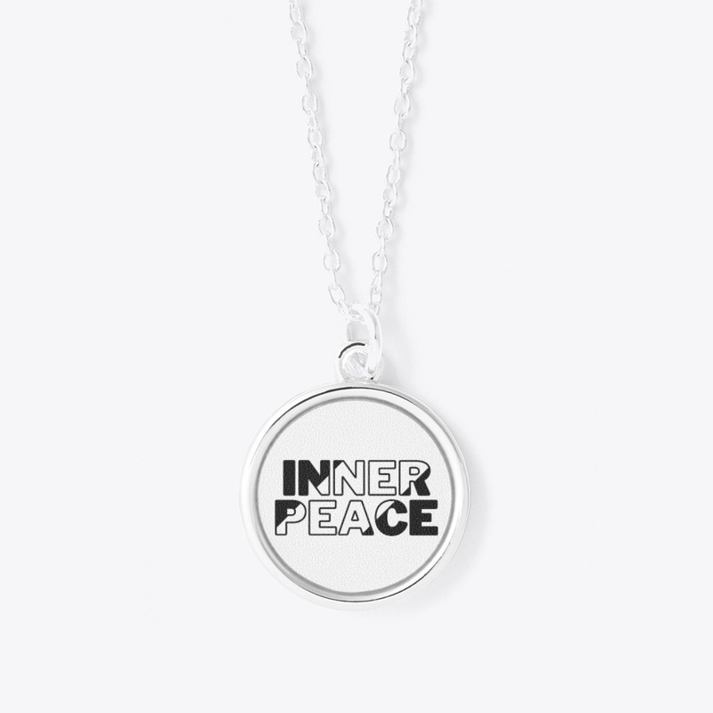 INNER PEACE typography-White