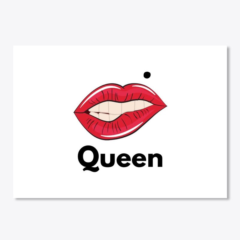 Queen juicy lips T-shirt and apparel