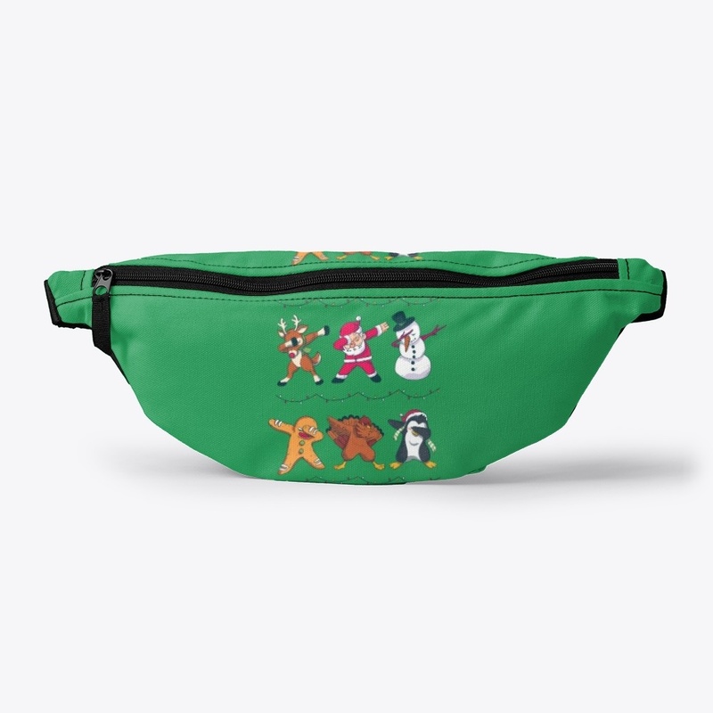 Santa Claus Friends Merry Christmas Dab