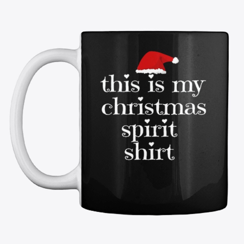this is my christmas spirit tee - shirt 