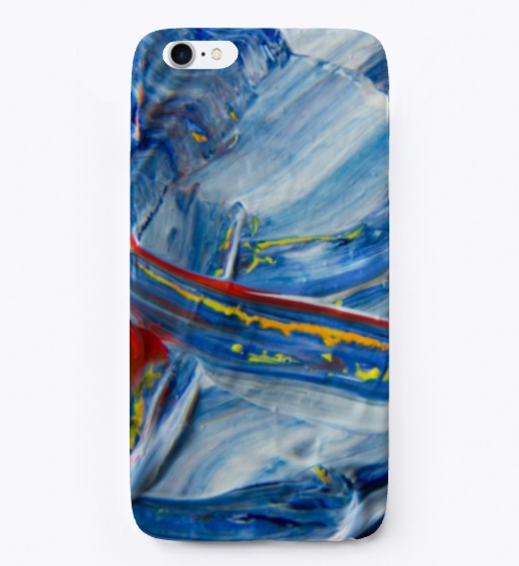 Abstract Paint Brush Stroke Design  