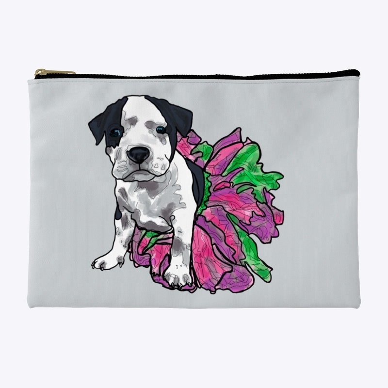 pitbull in a tutu