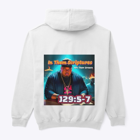 Search The Scriptures  White T-Shirt Back