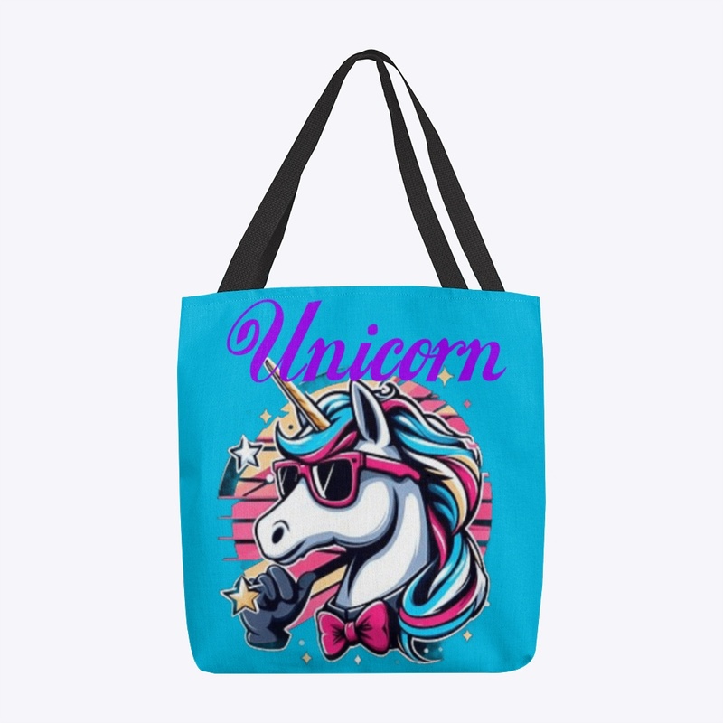 Whimsical unicorn tote Bag 