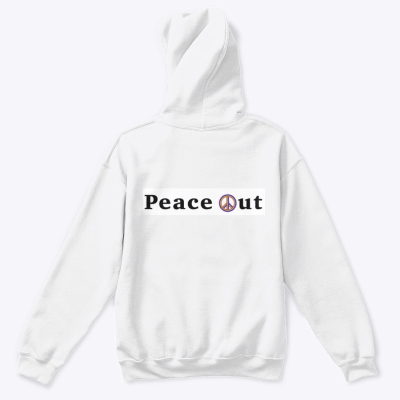 Peace out hoodie
