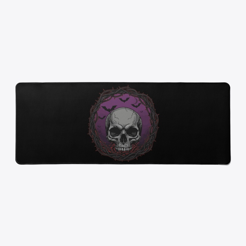 Gothic Skull – Dark Florals & Spooky