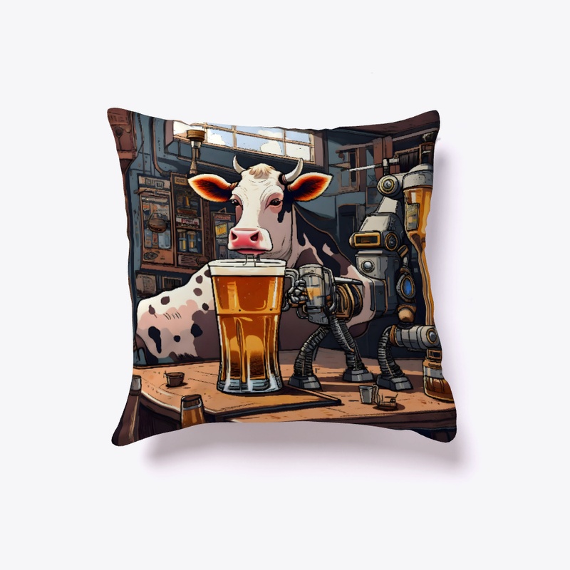 A cow 