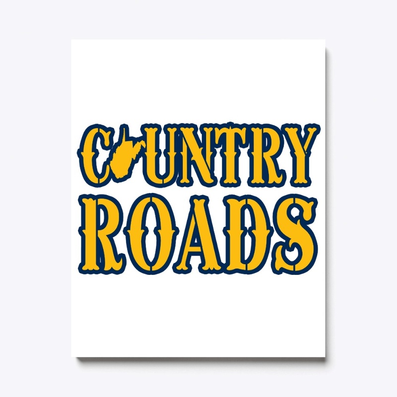 West Virginia Map Country Roads