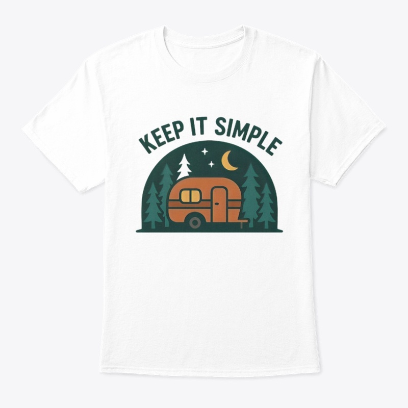 Keep It Simple-Retro Camper Night Forest