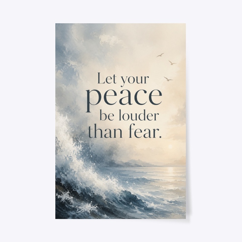 Peace Louder Than Fear Art
