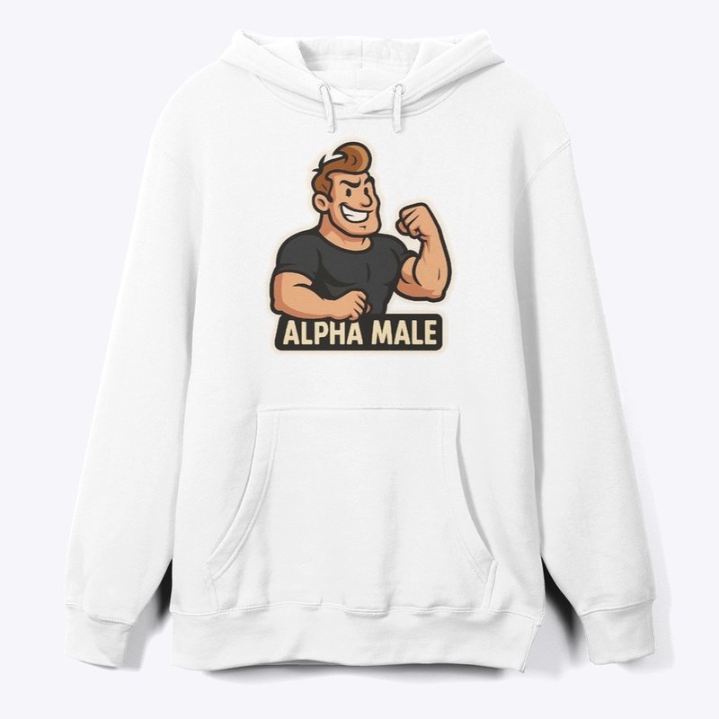 Alpha Male Wolf Power Sticker