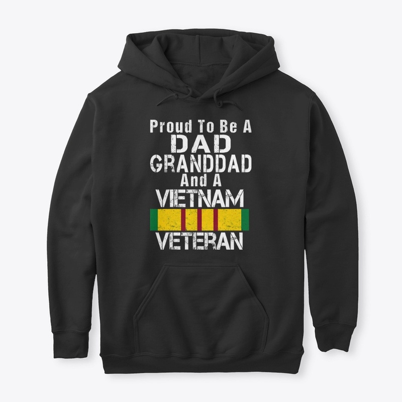 Vietnam Veteran Dad Granddad Slim Fit 