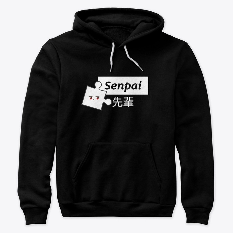 Cute Senpai Kanji design (white)
