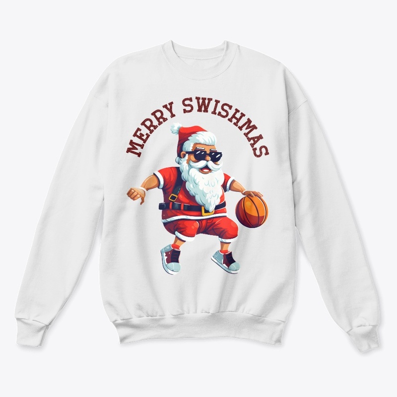 Merry Swishmas Santa Basketball