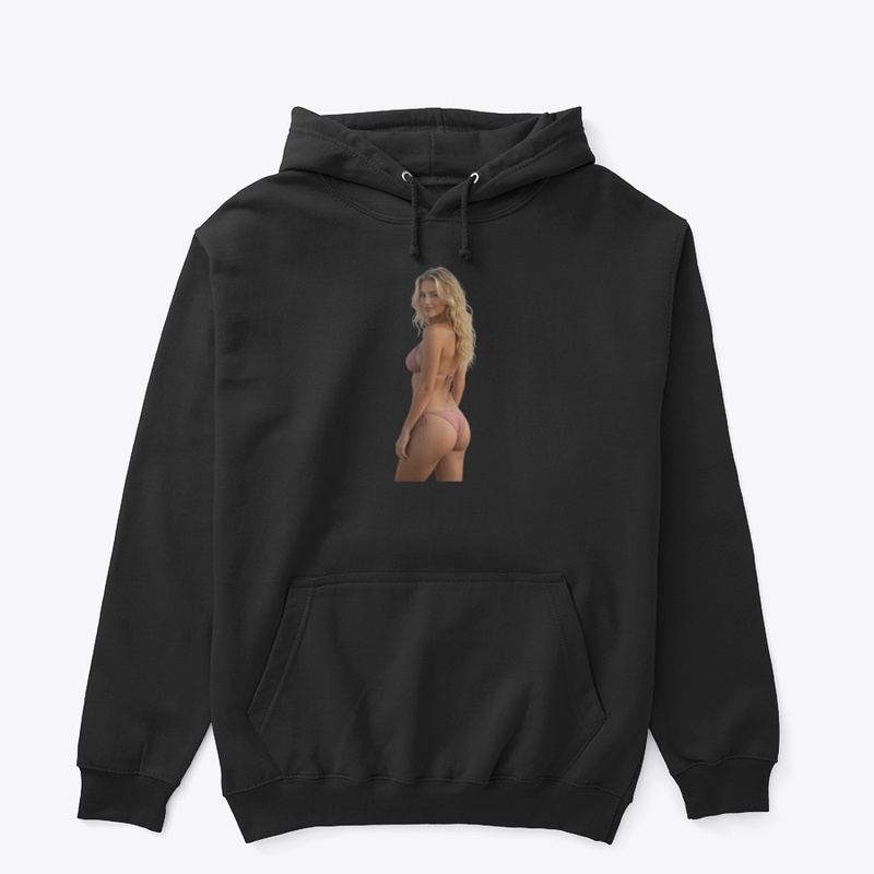 Pink Bikini Blonde Model Sticker