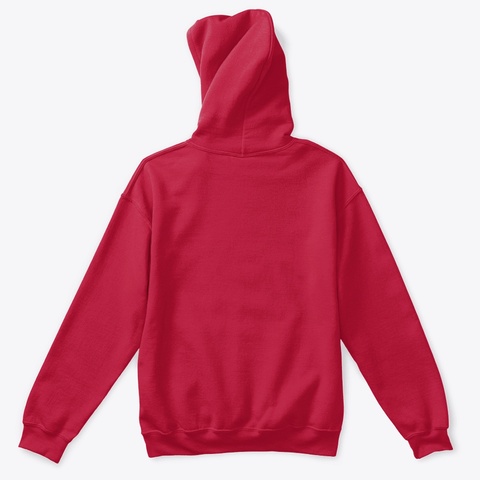 Tm Kids Hoodie Red T-Shirt Back