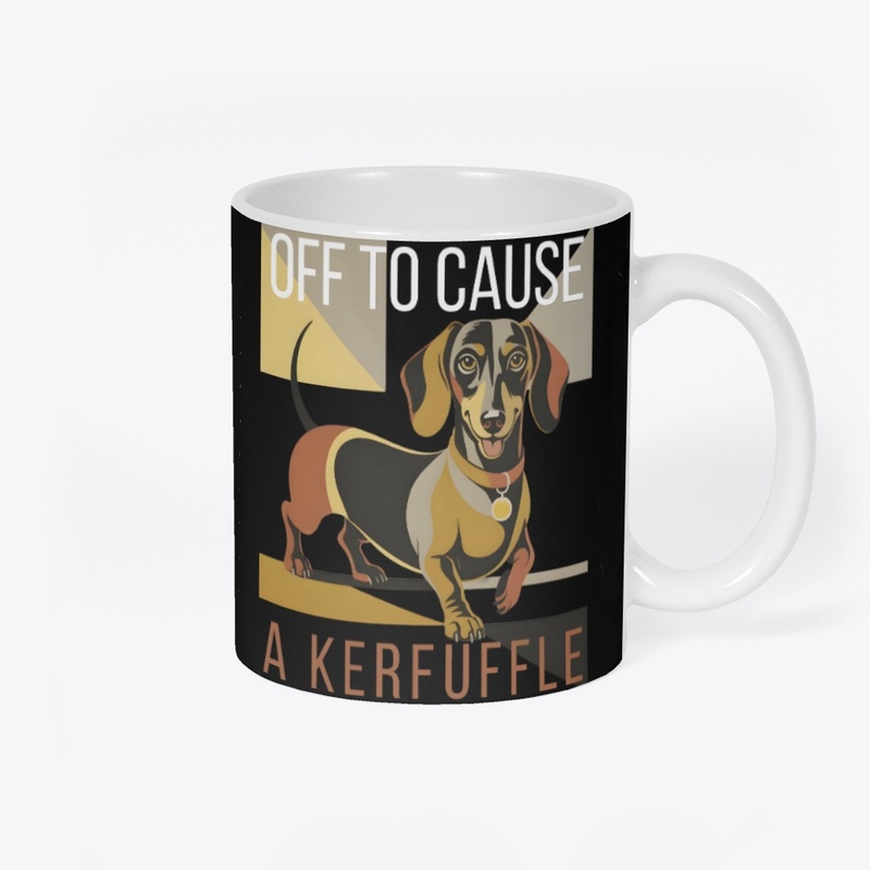 Off to Cause A Kerfuffle Dachshund