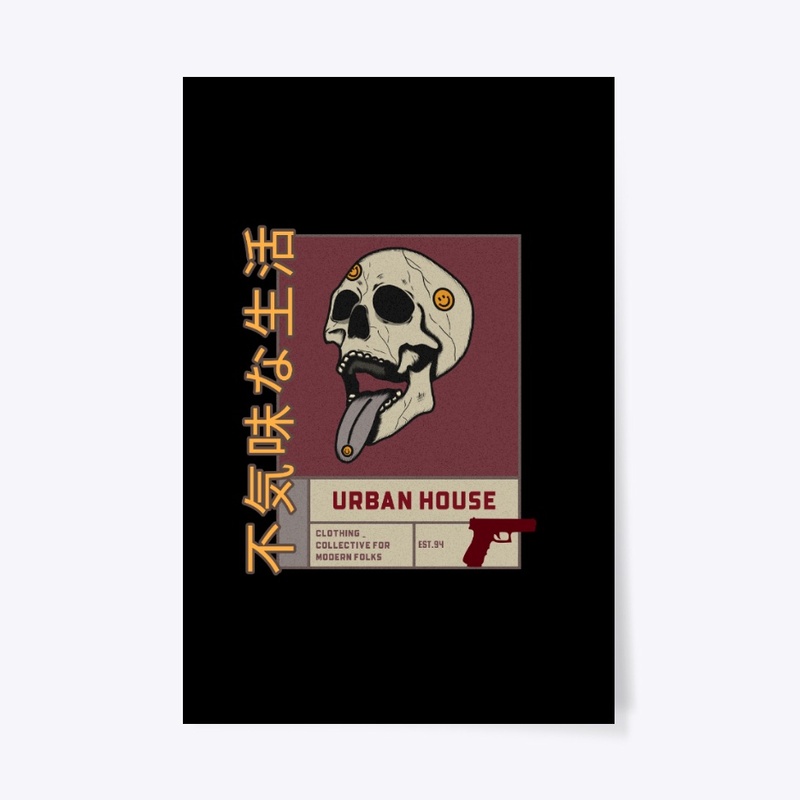 Urban House Skull