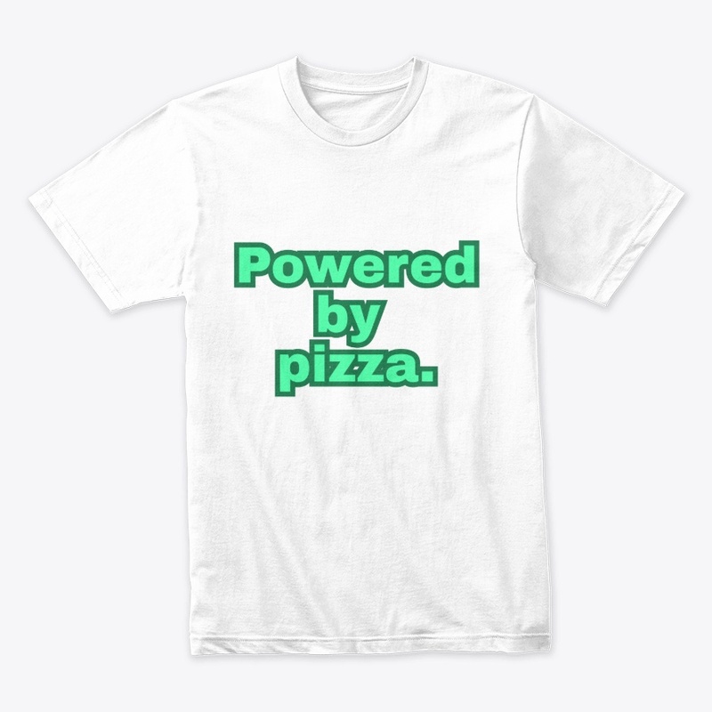 Powered by Pizza" T-Shirt Design
