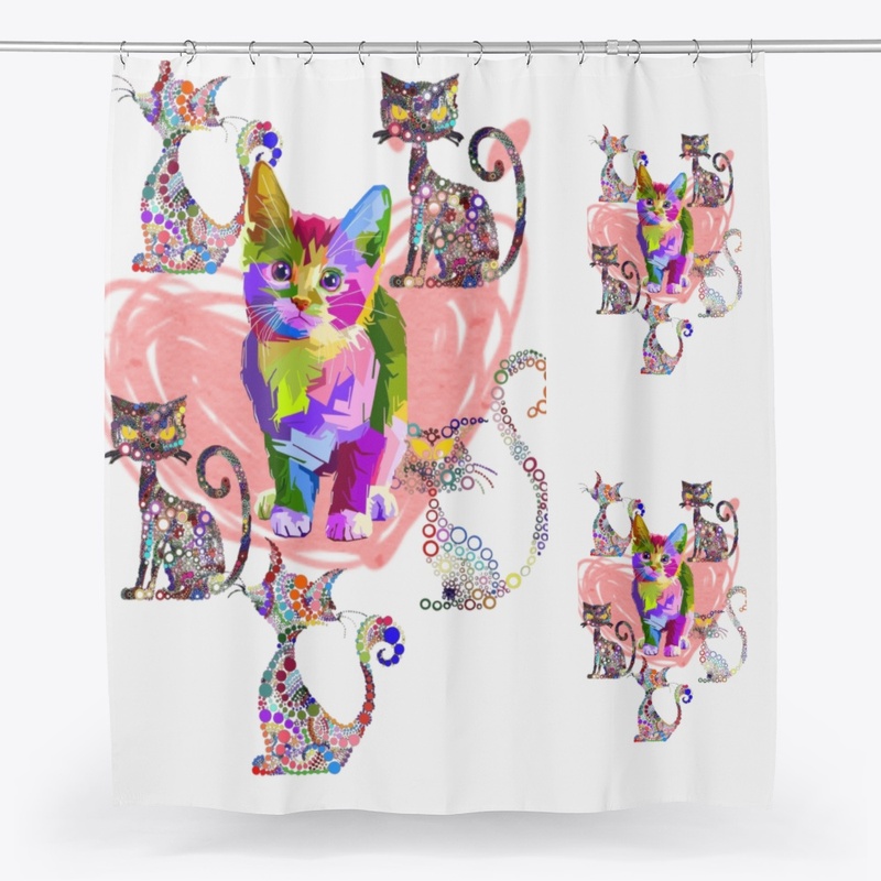  Cat Shirt, Cute Kitty Tee