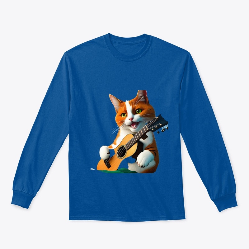 Cat Playing Guitar