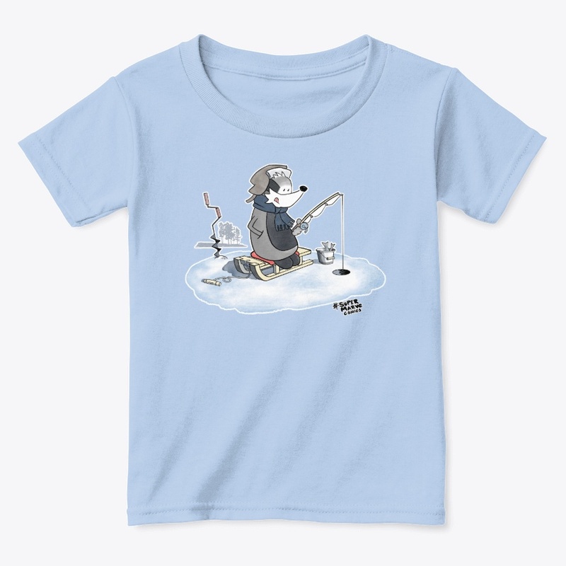 Ice Fishing Badger