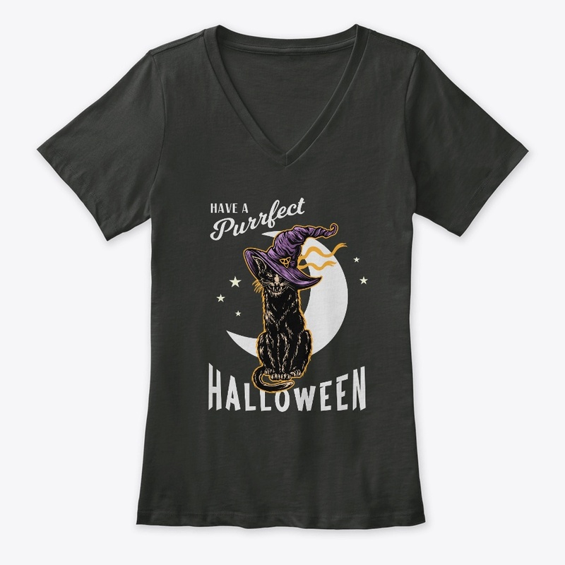 Black Cat Halloween T-shirt