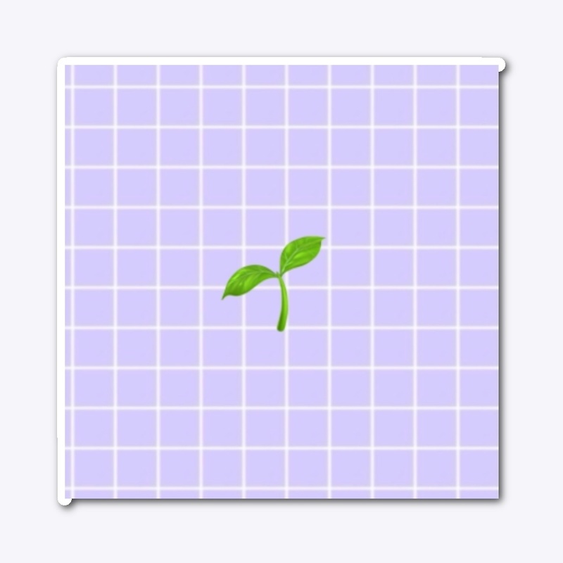 purple grid sprout merch 