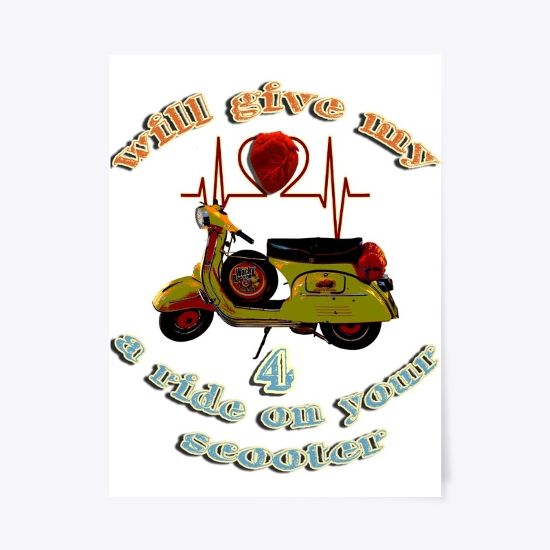 my heart for a ride on your scooter