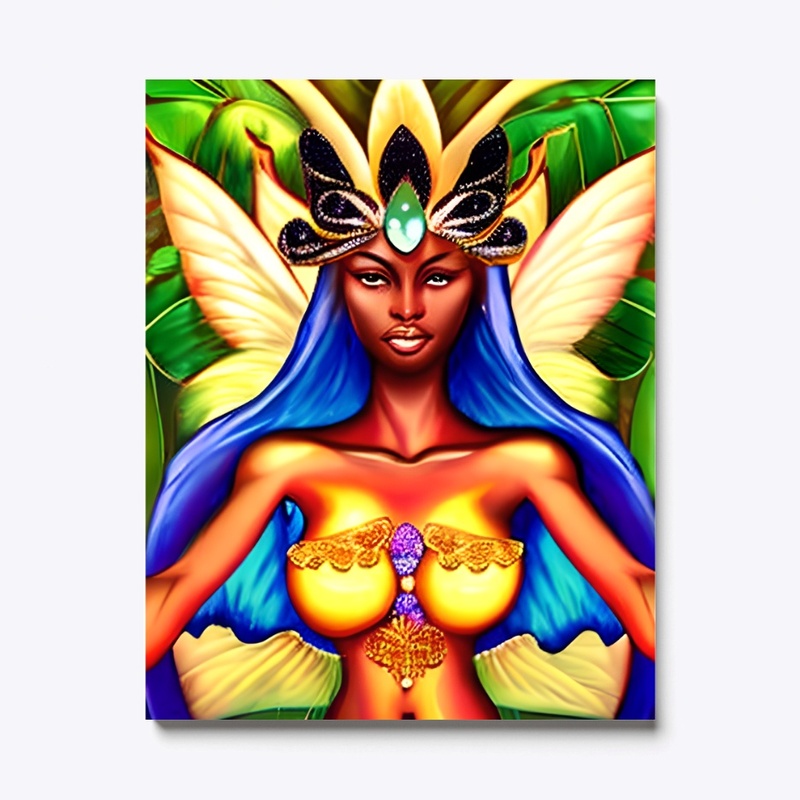 Butterfly 🦋 Women In A magical Forest 